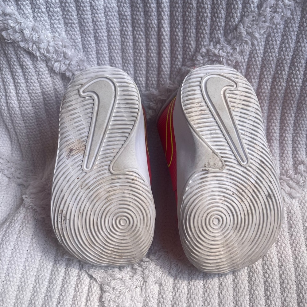 Nike Red Kids Sneakers with Fun Face Design - Picture 3 of 4
